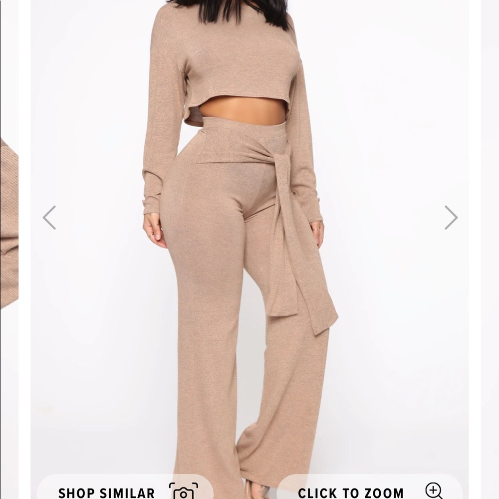 Net Night Pant Set - Picture 2 of 3